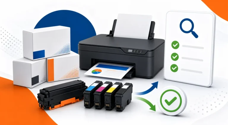 Printer cartridge choice and model-matching support.